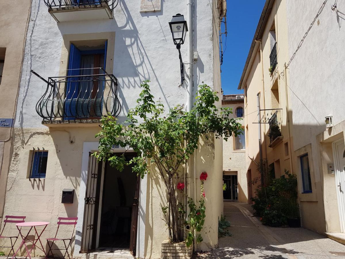 La Trémière, maison de village, sauna, vue garrigue Bouzigues Exterior foto
