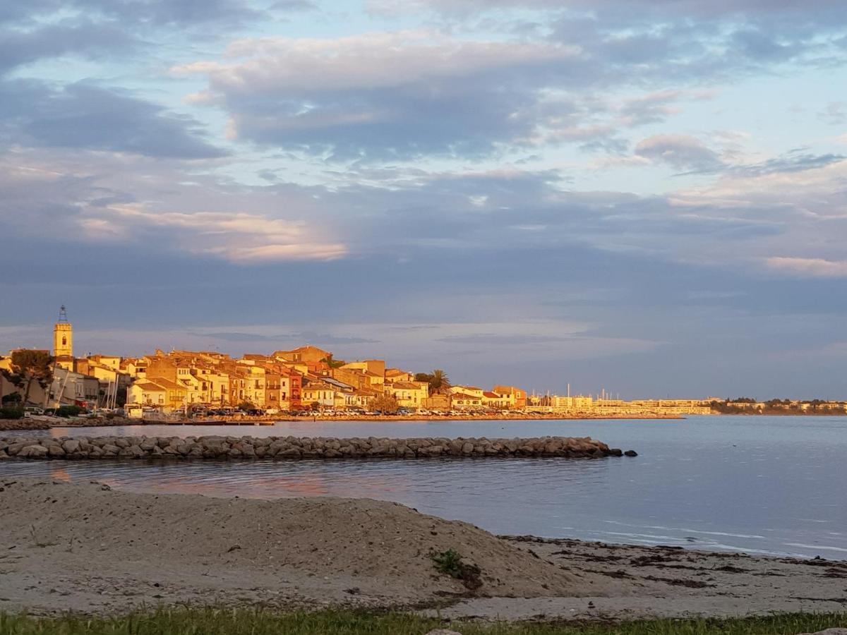 La Trémière, maison de village, sauna, vue garrigue Bouzigues Exterior foto