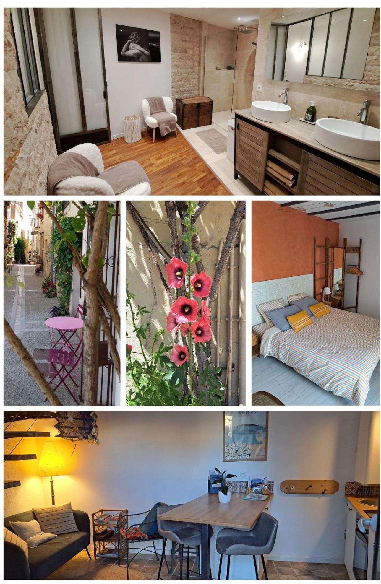 La Trémière, maison de village, sauna, vue garrigue Bouzigues Exterior foto