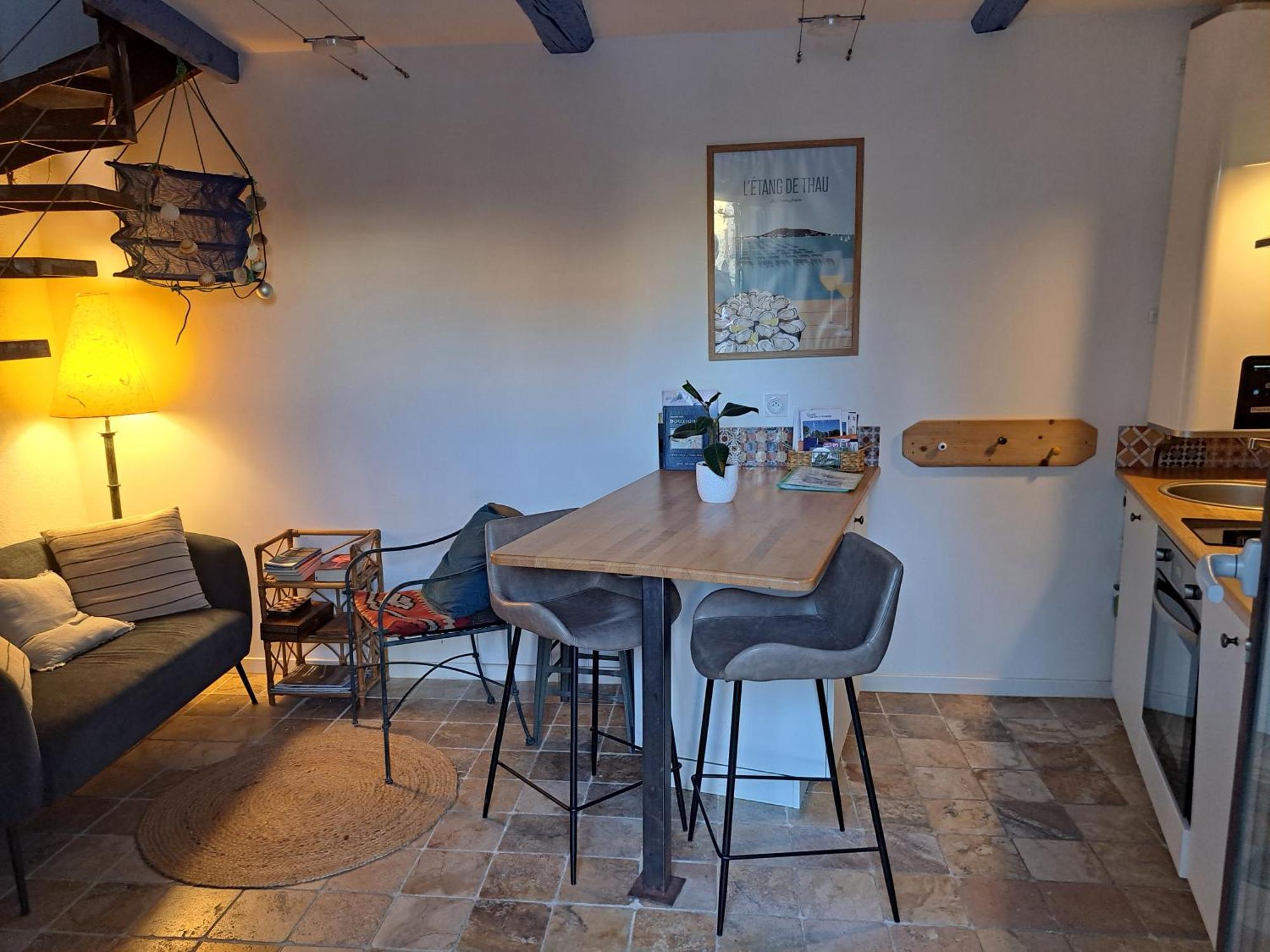 La Trémière, maison de village, sauna, vue garrigue Bouzigues Exterior foto